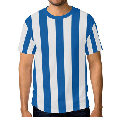 Playera Hombre Cuello Redondo Manga Corta Bloques de Color Estampado 3D - Image 14
