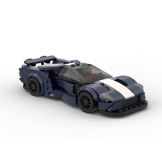 Set de Bloques de Construcción MOC - Auto Deportivo GT en Ruedas