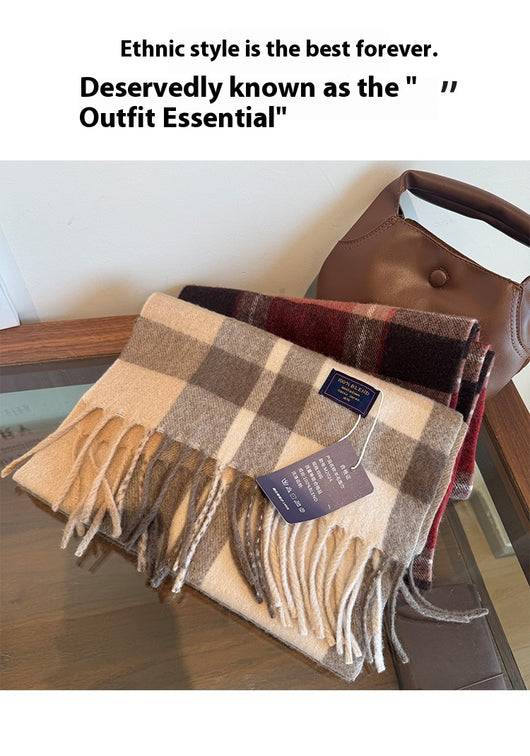 Bufanda Cuadros Lujo Cashmere Unisex - Image 25