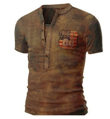 Camiseta Casual Estampada de Manga Corta para Hombre - Image 7