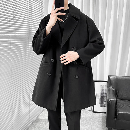 Abrigo de Lana Estilo Británico Hasta la Rodilla - Image 22
