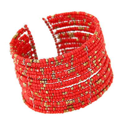 Collar Bohemio Multicapas con Cuentas de Arroz - Image 11