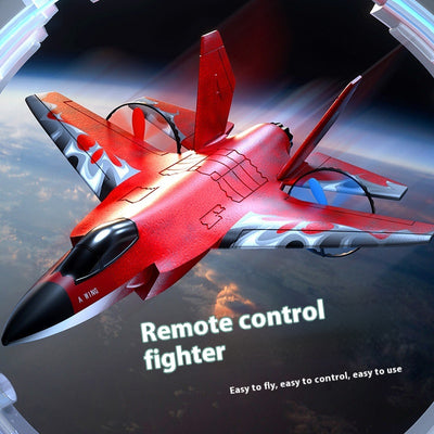 Avión Teledirigido Resistente para Niños - Planeador Militar de Ala Fija