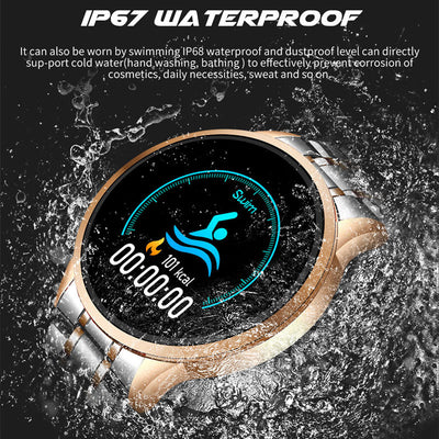 Reloj Inteligente Multifunción en Acero Inoxidable