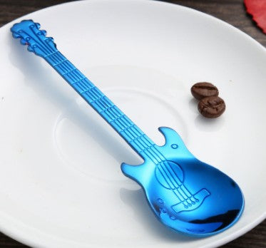 Juego de Cucharas Guitarra Acero Inoxidable para Café, Postre y Té - Image 15