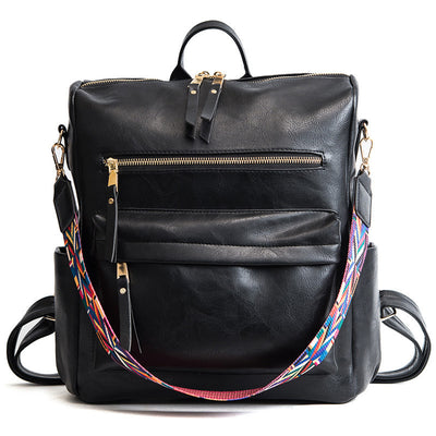 Mochila de Cuero Vintage con Gran Capacidad - Image 7