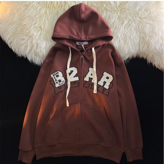 Chaqueta Beisbolera Oversized con Cuello de Solapa - Image 15
