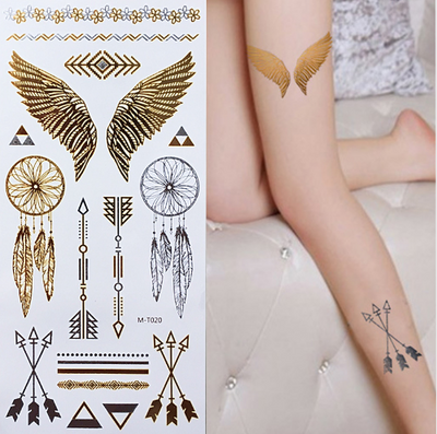 Tatuaje Temporal Alas de Libertad para Manos, Brazos y Piernas - Image 3