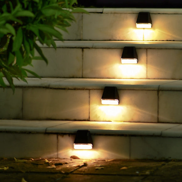 Luz LED Solar para Escaleras y Cercas - Lámpara Impermeable para Jardín