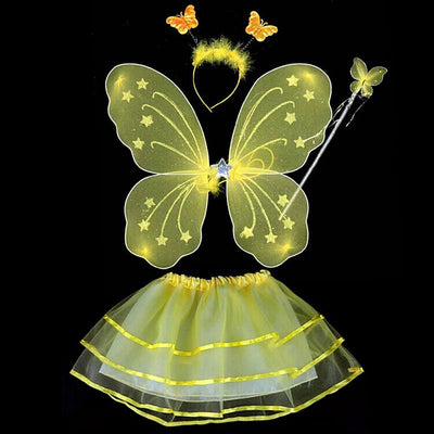 Vestido de tres piezas con alas de mariposa - Image 8