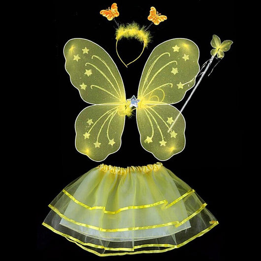 Vestido de tres piezas con alas de mariposa - Image 8