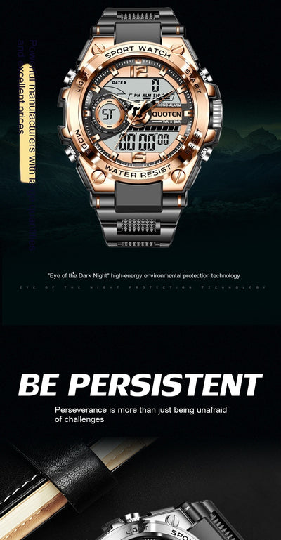 Reloj Deportivo Multifunción Resistente al Agua con Tecnología Quartz - Image 13