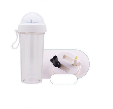 Botella Deportiva Doble Pajita 420/600ml - Hidratación Portátil Separada - Image 5