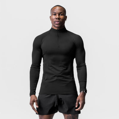 Playera Deportiva de Cuello Alto con Cierre Medio para Entrenamiento - Image 25