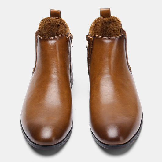 Botas Chelsea Talla Grande para Hombre - Diseño Clásico en Madera Natural - Image 18