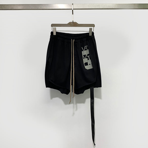 Shorts de Algodón Mid-rise con Doble Línea