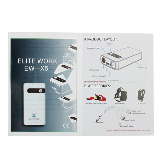 Arrancador de Auto con Cargador USB - Batería Portátil de Emergencia - Image 8