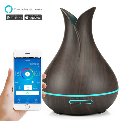 Difusor Humidificador Aromático con Luz LED y Diseño en Madera - Image 19