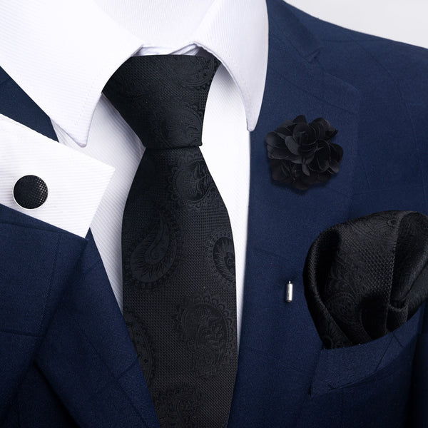 Combo Corbata, Traje y Pañuelo de Bolsillo para Hombre - Juego 8 - Image 6