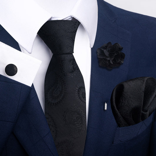 Combo Corbata, Traje y Pañuelo de Bolsillo para Hombre - Juego 8 - Image 6