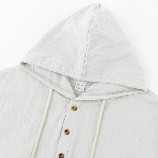 Henley con Capucha y Mangas Largas con Bolsillos Grandes - Image 18