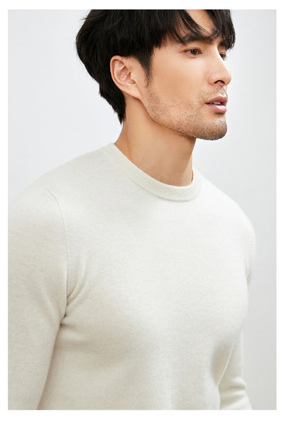 Suéter Grueso Business Casual de Manga Larga para Hombre - Otoño e Invierno - Image 28