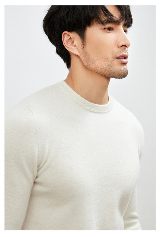 Suéter Grueso Business Casual de Manga Larga para Hombre - Otoño e Invierno - Image 28