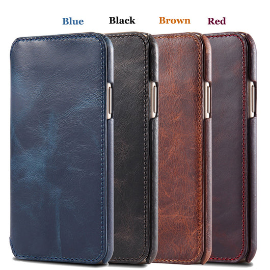 Funda Flip de Cuero Genuino con Ranuras para Tarjetas - Image 14
