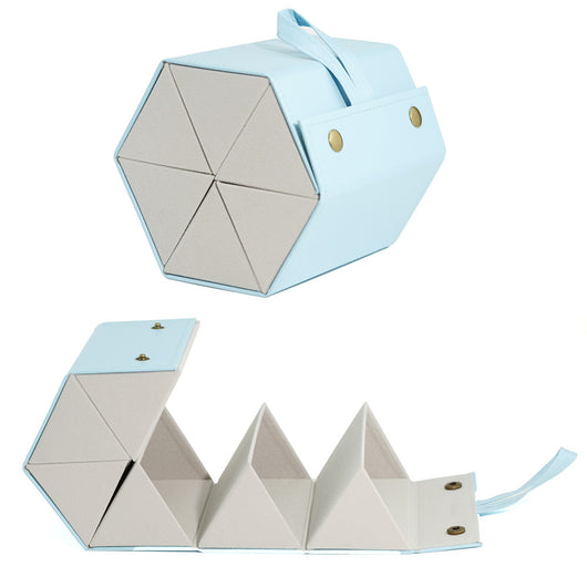Estuche Multiseccional para Gafas en Cuero - Organizador Plegable - Image 21