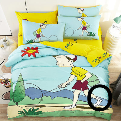 Juego de Cama Infantil con Diseños Animados Divertidos - Image 16