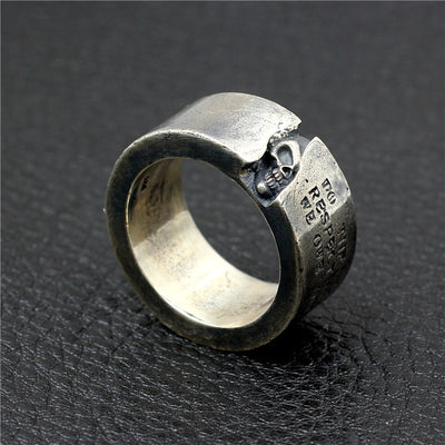 Anillos de Pareja en Plata 925 Grabados Personalizados Estilo Retro Trendy - Image 9