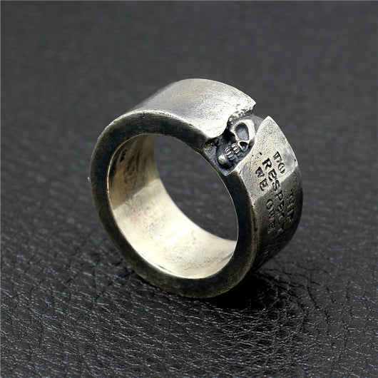 Anillos de Pareja en Plata 925 Grabados Personalizados Estilo Retro Trendy - Image 9