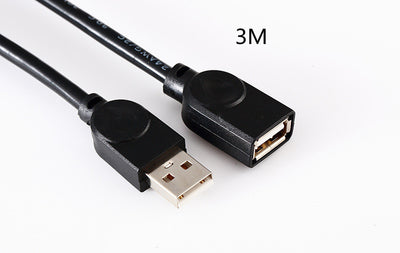 Cable Extensor USB 2.0 Negro con Núcleo de Cobre - Image 6