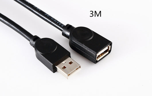 Cable Extensor USB 2.0 Negro con Núcleo de Cobre - Image 6