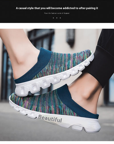 Mocasines Slip-On Flyknit Respirable - Zapatos Deportivos Casuales Trendy - Image 35