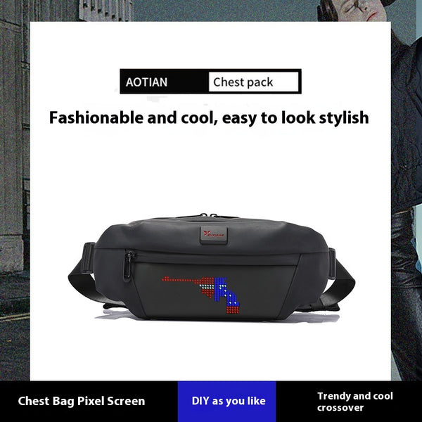 Mochila Deportiva con Pantalla LED Inteligente para Publicidad Móvil