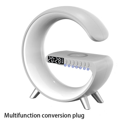 Lámpara LED Inteligente G con Altavoz Bluetooth, Cargador Inalámbrico y Control por App - Image 15