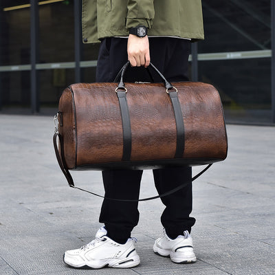 Bolsa de Viaje Deportiva para Hombre con Patrón Cocodrilo Personalizable - Image 5