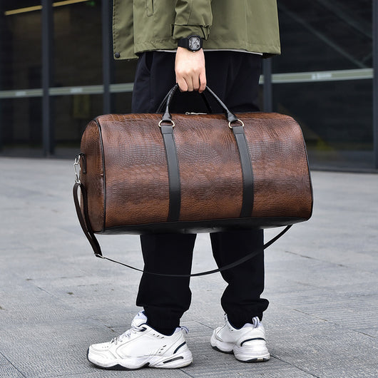 Bolsa de Viaje Deportiva para Hombre con Patrón Cocodrilo Personalizable - Image 5
