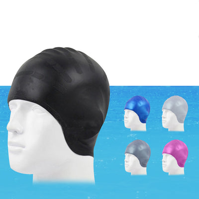Gorro de Natación Impermeable para Adultos - Cabello Largo
