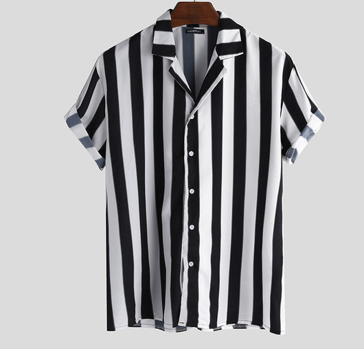 Camisa Casual Rayada para Hombre - Image 4