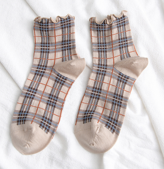 Calcetines Estampado Cuadros para Mujer - Image 14