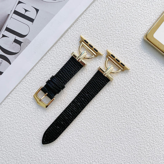 Correa de Reloj Personalizada en Acero y Cuero con Hebilla D