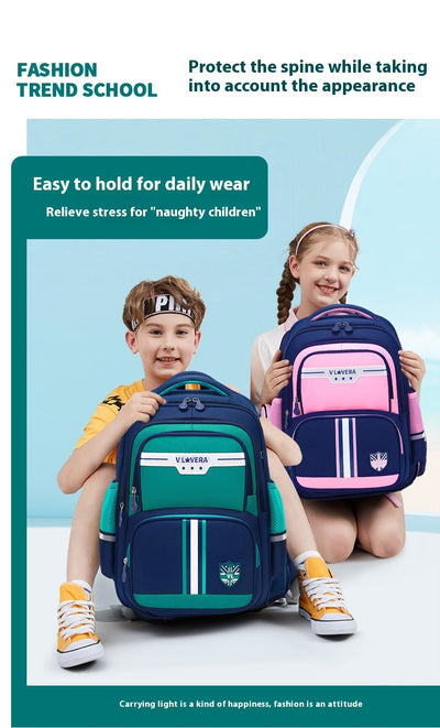 Mochila Escolar para Primaria Grados 1-6, Impermeable y de Gran Capacidad para Niños y Niñas - Image 13