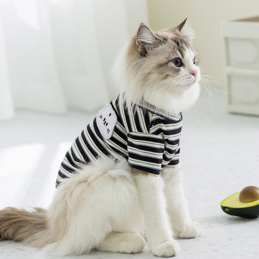 Ropa Ligera a Rayas para Mascotas - Gatos y Perros Pequeños - Image 6