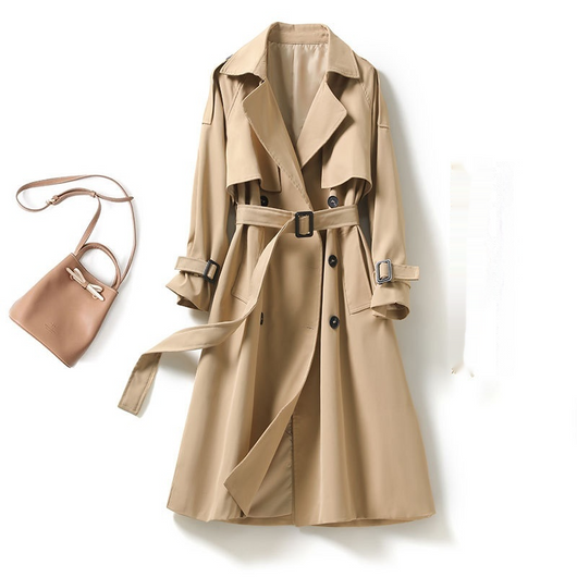 Abrigo Tipo Trench Coat de Largo Medio para Mujer - Image 12