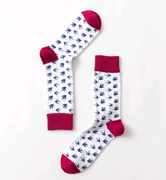 Calcetines de Algodón con Diseño Geométrico - Estilo y Personalidad - Image 7