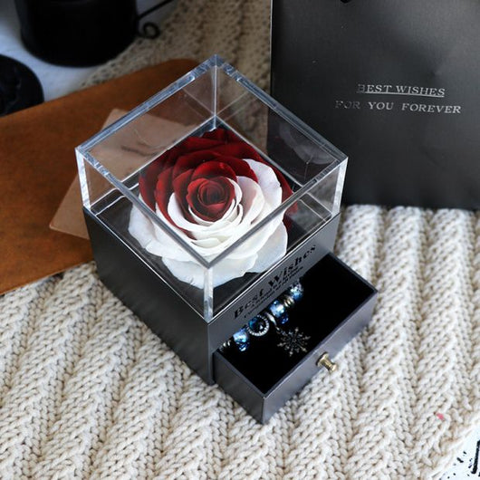 Caja de Joyero con Rosa Eterna - Regalo Perfecto para Amor y Ocasiones Especiales - Image 35