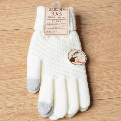 Guantes Tejidos para Mujer con Pantalla Táctil y Diseño Jacquard - Image 20