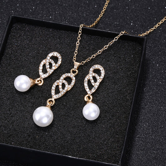 Collar Doble de Perlas - Juego Elegante